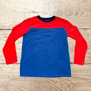 Crewcuts by J. Crew Color Block Long Sleeve Tee